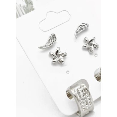 SET DE ARETES X 3 PARES RODIO XUPING /GARANTIZADO