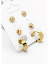 SET DE ARETES X 3 PARES RODIO XUPING /GARANTIZADO