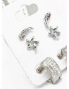 SET DE ARETES X 3 PARES RODIO XUPING /GARANTIZADO