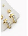 SET DE ARETES X 3 PARES RODIO XUPING /GARANTIZADO