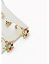 SET DE ARETES X 3 PARES RODIO XUPING /GARANTIZADO
