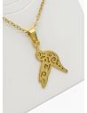 SET DE COLLAR, DIJE Y ARETES EN ACERO INOXIDABLE 316L