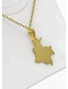 SET DE COLLAR, DIJE Y ARETES EN ACERO INOXIDABLE 316L