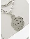 SET DE COLLAR, DIJE EN ACERO INOXIDABLE 316L