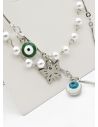 SET DE COLLAR, DIJE EN ACERO INOXIDABLE 316L