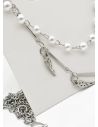 SET DE COLLAR, DIJE EN ACERO INOXIDABLE 316L