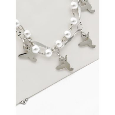 SET DE COLLAR, DIJE EN ACERO INOXIDABLE 316L