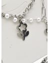 SET DE COLLAR, DIJE EN ACERO INOXIDABLE 316L