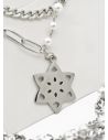 SET DE COLLAR, DIJE EN ACERO INOXIDABLE 316L