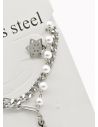 SET DE COLLAR, DIJE EN ACERO INOXIDABLE 316L