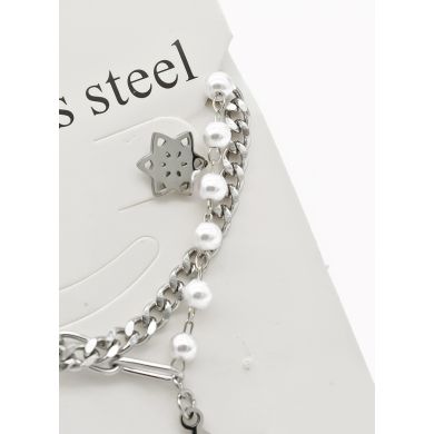 SET DE COLLAR, DIJE EN ACERO INOXIDABLE 316L