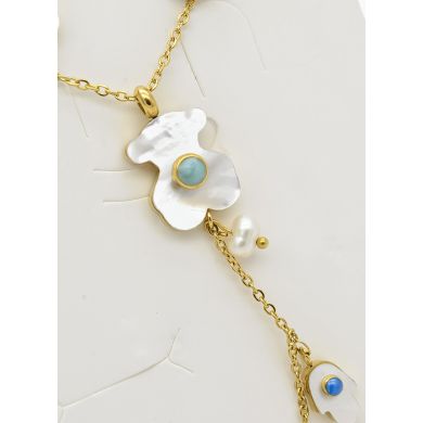 SET DE COLLAR, DIJE EN ACERO INOXIDABLE 316L