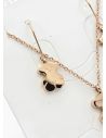 SET DE COLLAR, DIJE EN ACERO INOXIDABLE 316L