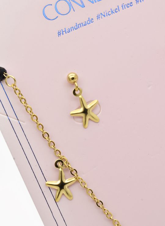 SET DE COLLAR, DIJE EN ACERO INOXIDABLE 316L