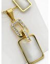 SET DE COLLAR, DIJE EN ACERO INOXIDABLE 316L