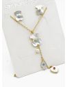 SET DE COLLAR, DIJE EN ACERO INOXIDABLE 316L