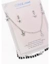 SET DE COLLAR, DIJE EN ACERO INOXIDABLE 316L
