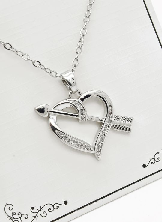 SET DE COLLAR Y DIJE EN RODIO CON MICROCIRCIONES