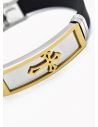 PULSERA NEOPRENO CON ACERO INOXIDABLE Y PLACA CON DISEÑO