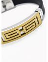 PULSERA NEOPRENO CON ACERO INOXIDABLE Y PLACA CON DISEÑO