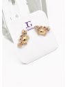 ARETES RODIO MARCA XUPING MICROCIRCONES /YSX