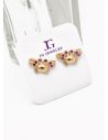 ARETES RODIO MARCA XUPING MICROCIRCONES /YSX