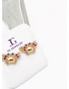 ARETES RODIO MARCA XUPING MICROCIRCONES /YSX