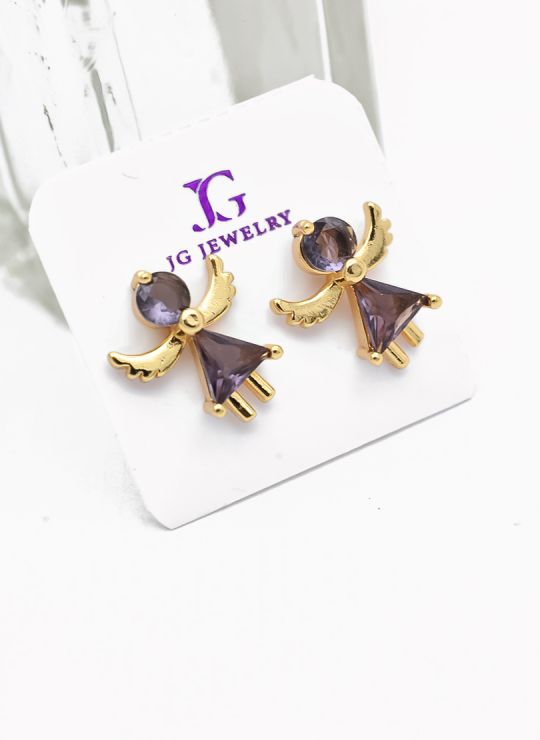 ARETES RODIO MARCA XUPING MICROCIRCONES /YSX