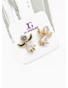 ARETES RODIO MARCA XUPING MICROCIRCONES /YSX