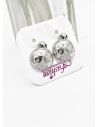 ARETES RODIO MARCA XUPING MICROCIRCONES /YSX