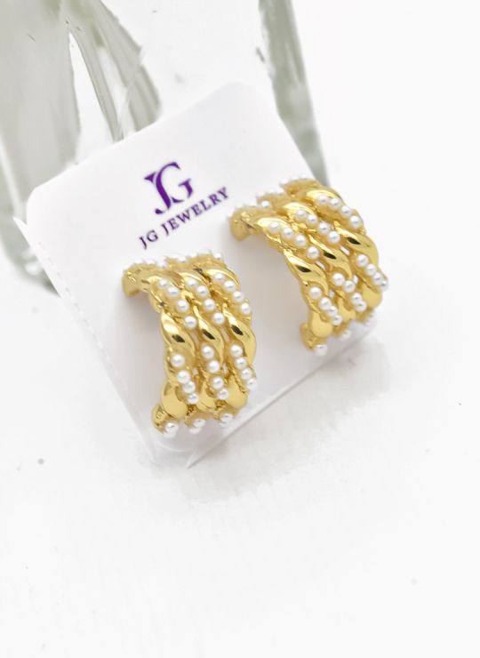 ARETES RODIO MARCA XUPING MICROCIRCONES /YSX