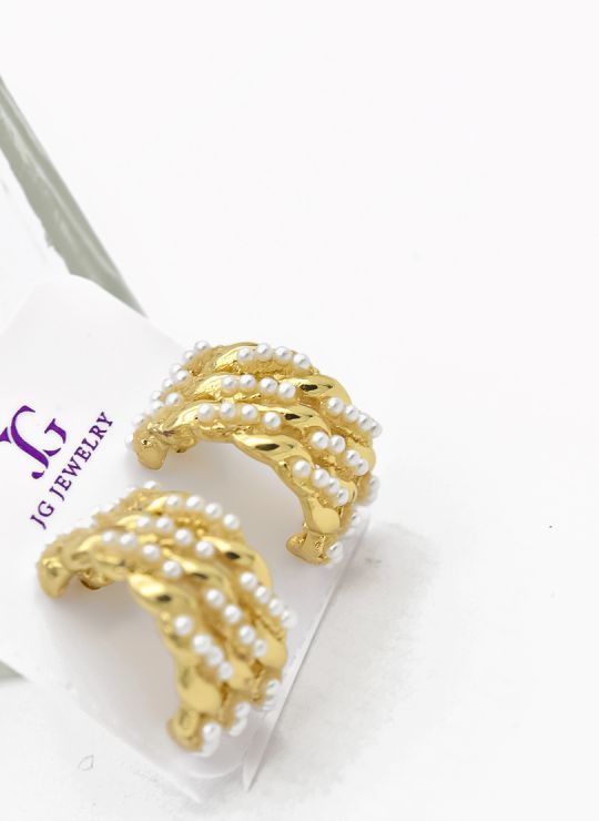 ARETES RODIO MARCA XUPING MICROCIRCONES /YSX