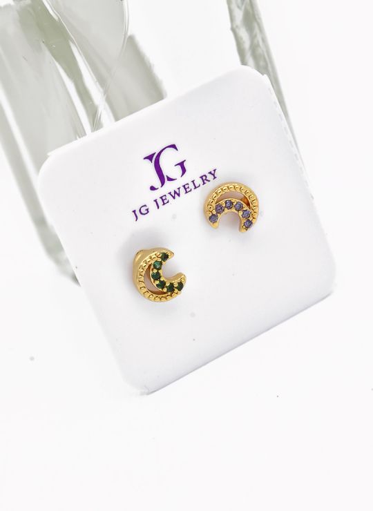 ARETES RODIO MARCA XUPING MICROCIRCONES /YSX