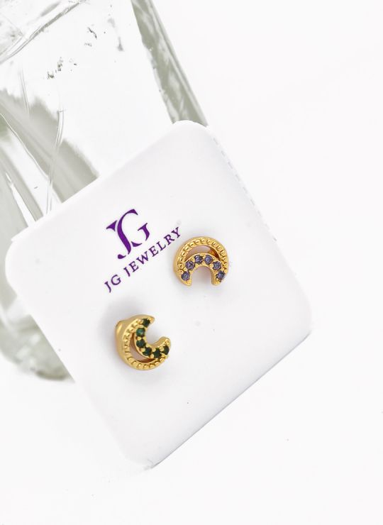 ARETES RODIO MARCA XUPING MICROCIRCONES /YSX
