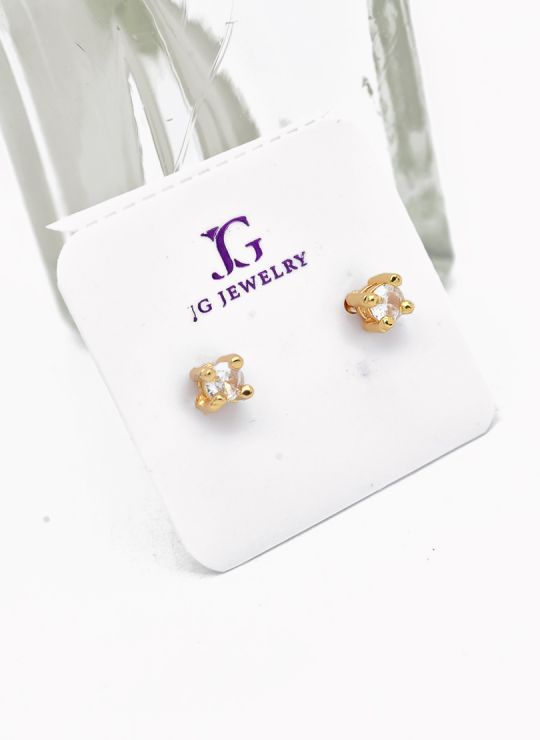 ARETES RODIO MARCA XUPING MICROCIRCONES /YSX