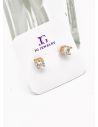 ARETES RODIO MARCA XUPING MICROCIRCONES /YSX