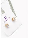 ARETES RODIO MARCA XUPING MICROCIRCONES /YSX