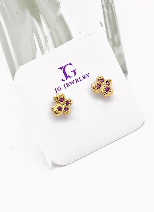 ARETES RODIO MARCA XUPING MICROCIRCONES /YSX