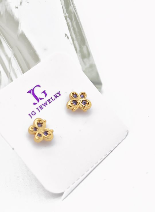 ARETES RODIO MARCA XUPING MICROCIRCONES /YSX
