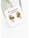 ARETES RODIO MARCA XUPING MICROCIRCONES /YSX