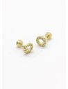 ARETES RODIO MARCA XUPING MICROCIRCONES /YSX