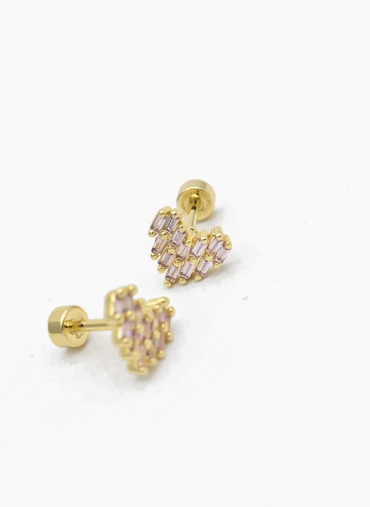 ARETES RODIO MARCA XUPING MICROCIRCONES /YSX