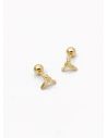 ARETES RODIO MARCA XUPING MICROCIRCONES /YSX
