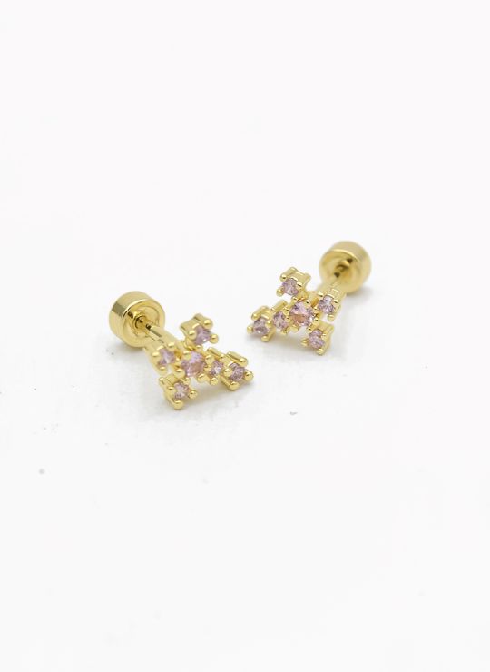 ARETES RODIO MARCA XUPING MICROCIRCONES /YSX