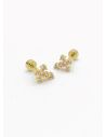 ARETES RODIO MARCA XUPING MICROCIRCONES /YSX