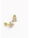 ARETES RODIO MARCA XUPING MICROCIRCONES /YSX