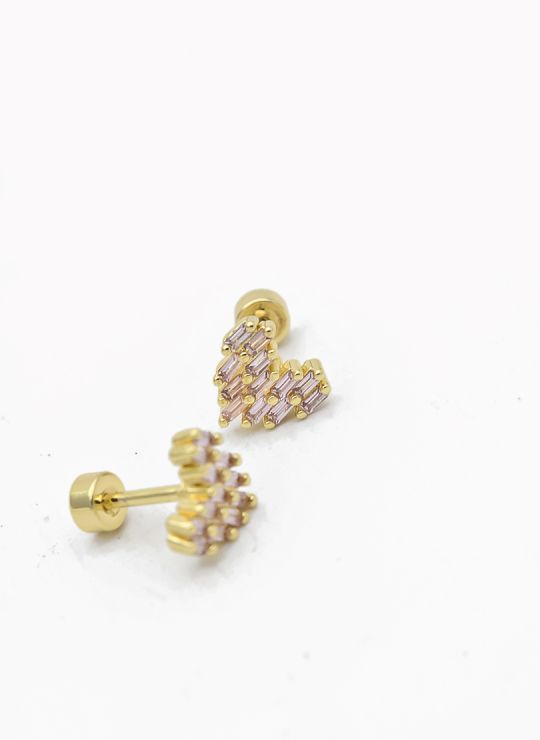 ARETES RODIO MARCA XUPING MICROCIRCONES /YSX