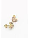ARETES RODIO MARCA XUPING MICROCIRCONES /YSX