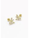 ARETES RODIO MARCA XUPING MICROCIRCONES /YSX