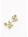 ARETES RODIO MARCA XUPING MICROCIRCONES /YSX